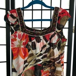 NWT Planet Gold blouse tunic top